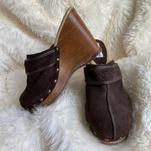 Steve Madden Charade wedge suede clog